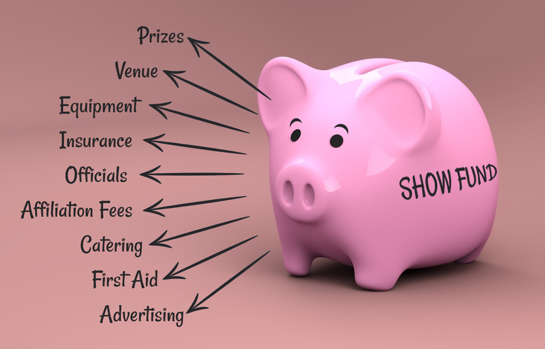 Other expenses can be much less fun than rosettes and sashes!